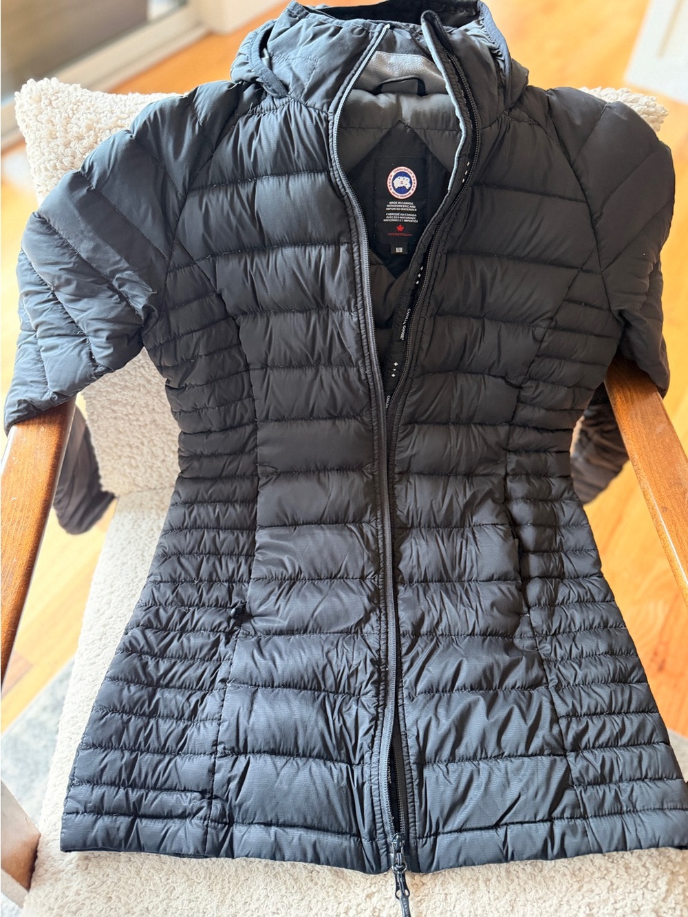 Canada Goose Black Women's hybridge Lite Hooded Jacket